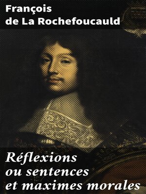 cover image of Réflexions ou sentences et maximes morales